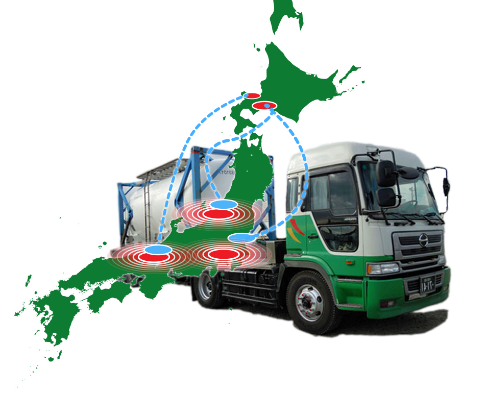 Sapporo City, Green Express Co., Ltd. transport, transport, logistics, warehouse, mixed transport, trailer transport, chilled transport, milk transport, sales warehouse, logistics processing, logistics solutions to real estate, vehicle maintenance, truck repair, personnel dispatch, farm, We are developing a wide range of businesses, including large and used truck sales. South based in Hokkaido, we propose various types of transportation services tailored to the needs of our customers to Kyushu.